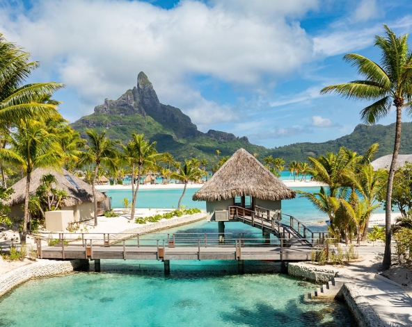 波拉波拉島 渡假村內自由活動