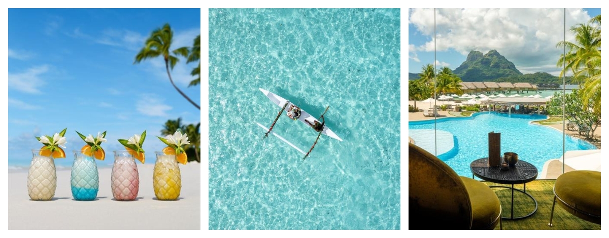 渡假村退房→波拉波拉島→LE BORABORA 渡假村入住→渡假村內晚餐