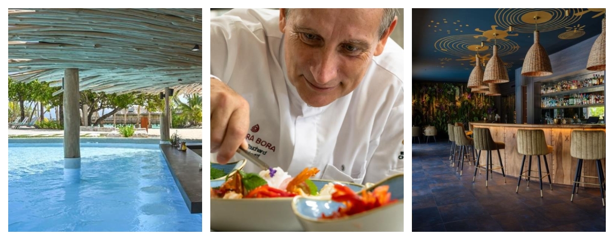 波拉波拉渡假村內享用度假設施